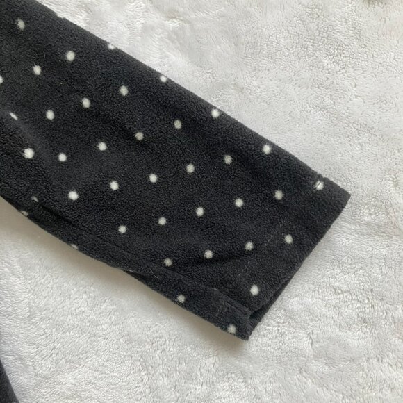 Carter’s Toddler Hooded Fleece Peacoat Jacket Size 18M | EUC Black Polka Dot - Picture 9 of 16